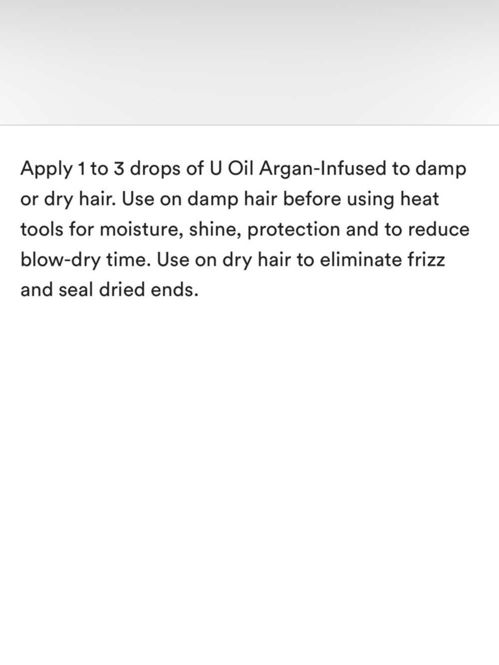UNITE Hair U Oil- Argon Infused - Picture 6 of 8